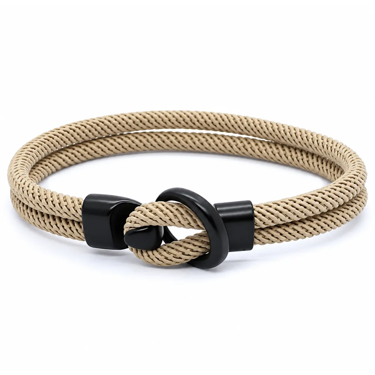 Herrenarmband Seil - Khaki