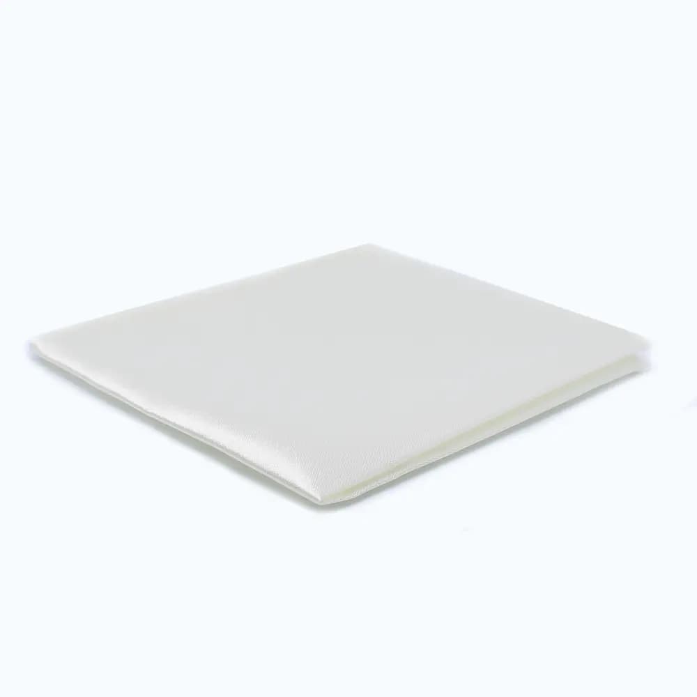 Satin-Einstecktuch - Creme 20x20 cm