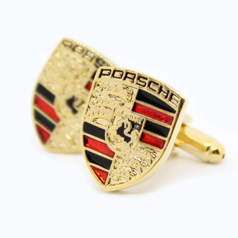 Porsche Manschettenknöpfe - Gold