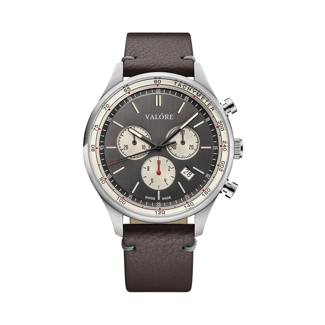 Herrenuhr Valóre Lusso - Marrone (Swiss Made)