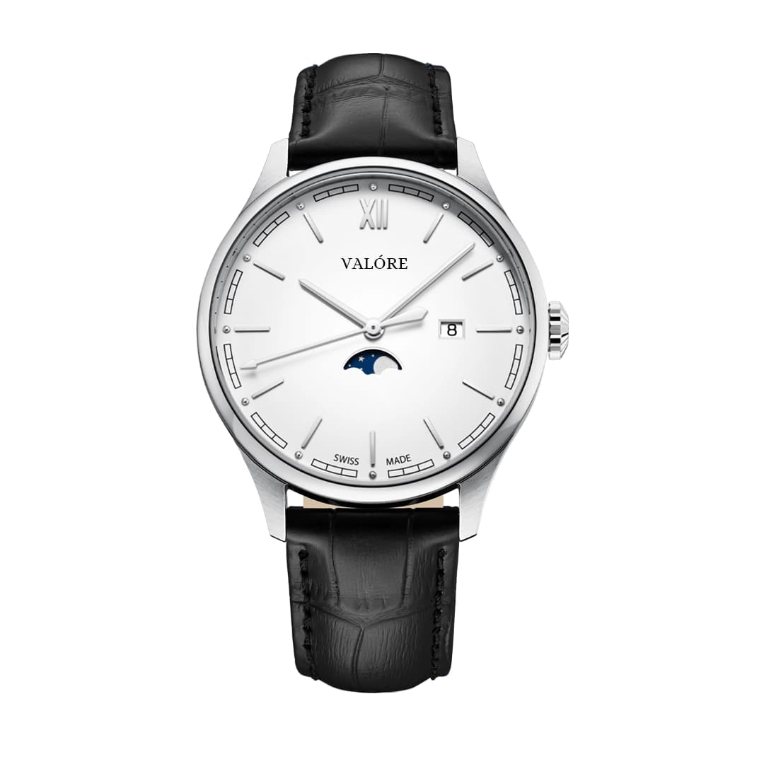 Herrenuhr Valóre Notte - Bianco (Swiss Made)