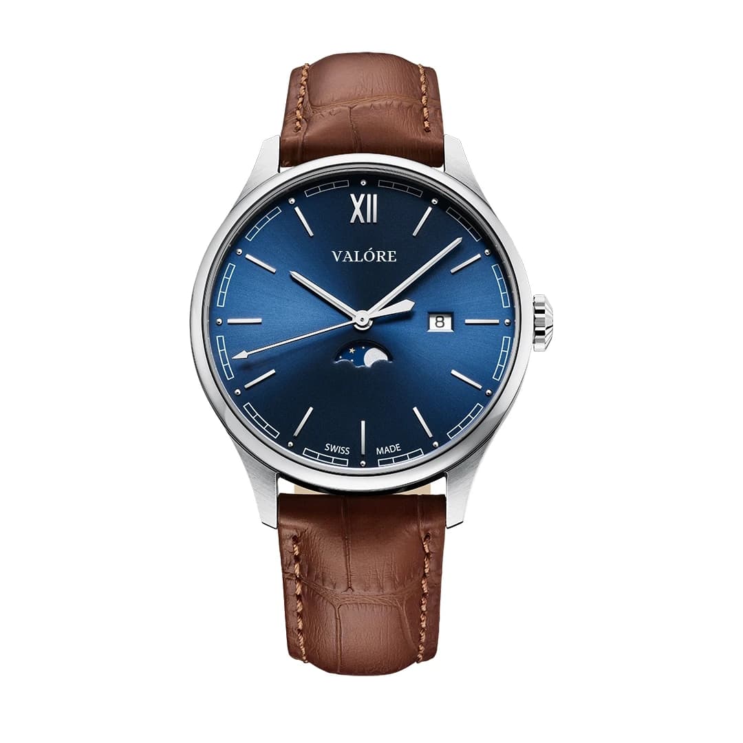 Herrenuhr Valóre Notte - Blue (Swiss Made)