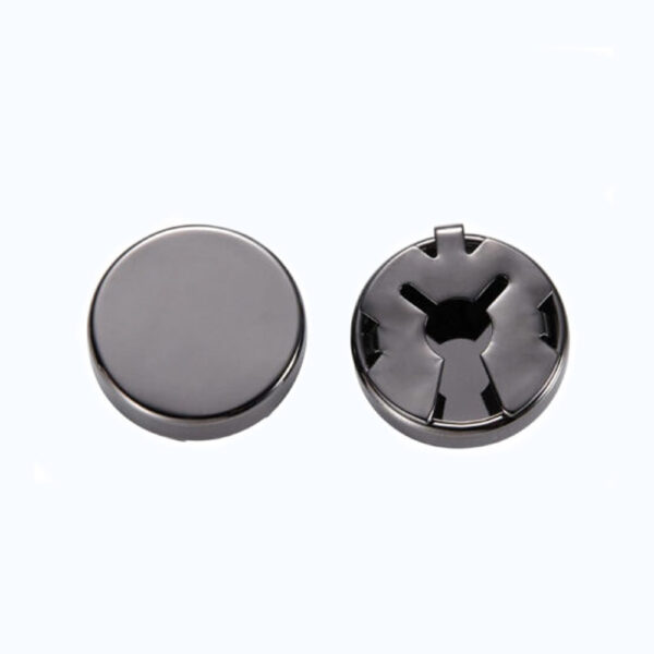 button cover zwart