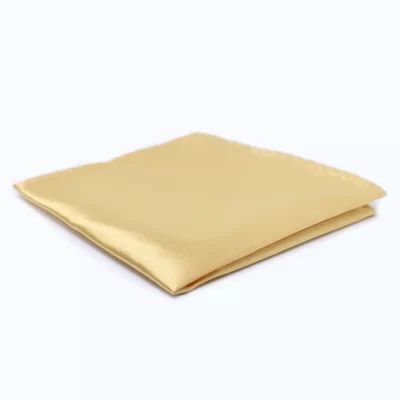 Silk satin zijden pochet - champagne 20x20 cm