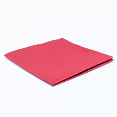 Silk satin zijden pochet - donkerrood 20x20 cm