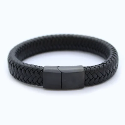 Lederarmband - Schwarze Wacht